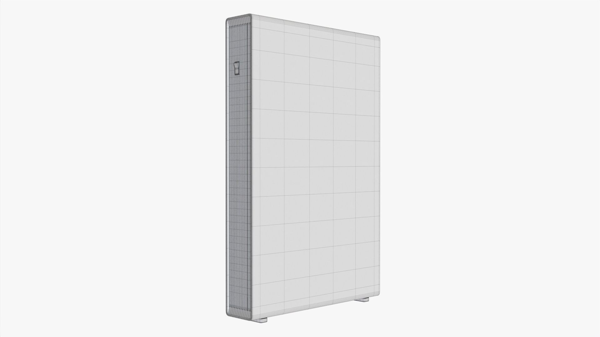 Tesla powerwall 3D model_5