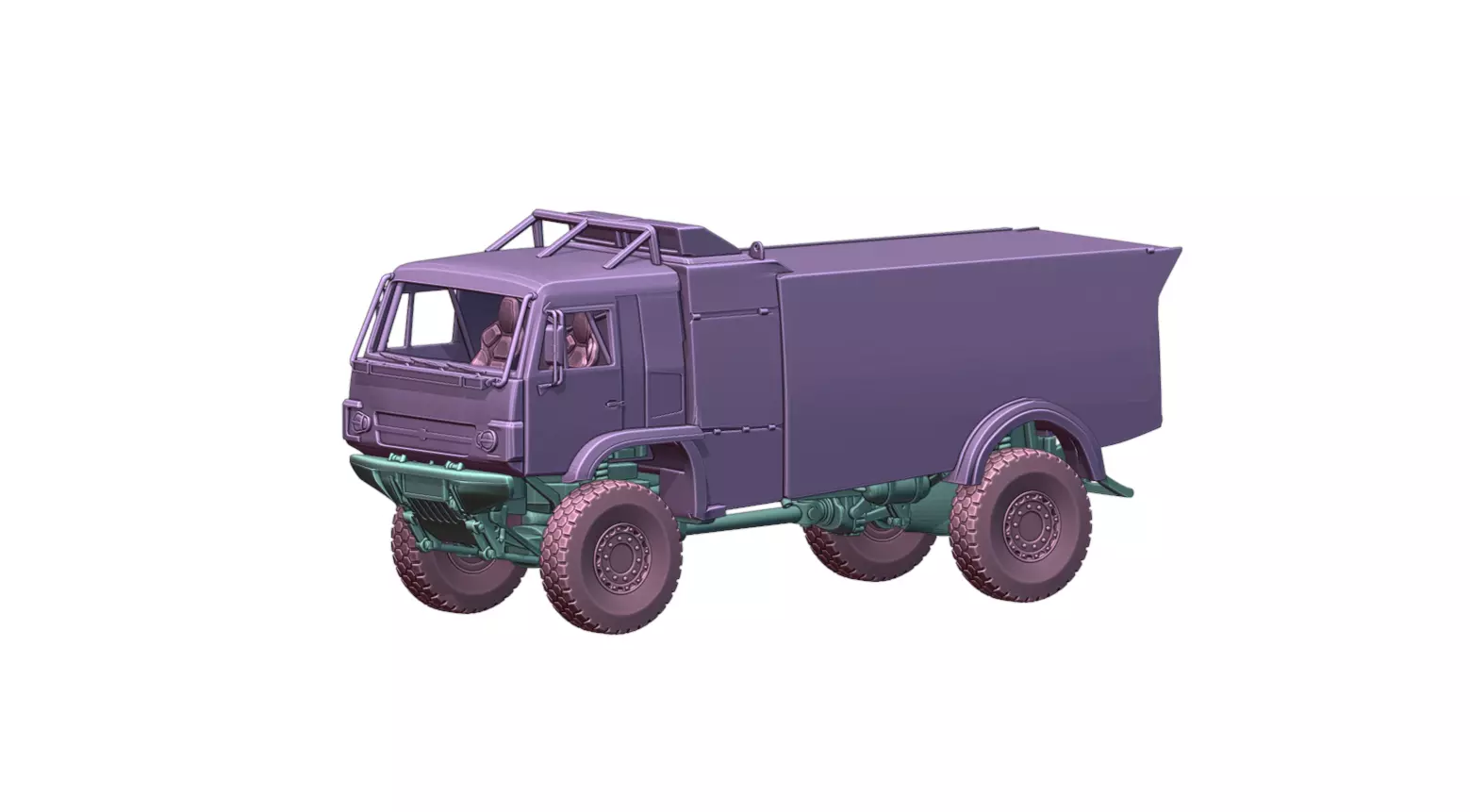 Kamaz 43509 Dakar Rally print 3D print model_0