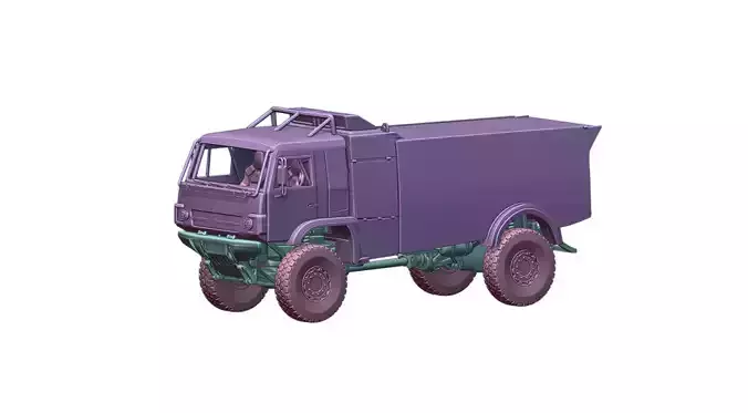Kamaz 43509 Dakar Rally print 3D print model