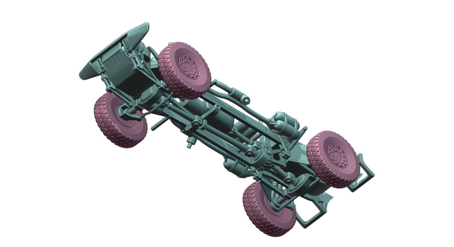 Kamaz 43509 Dakar Rally print 3D print model_3