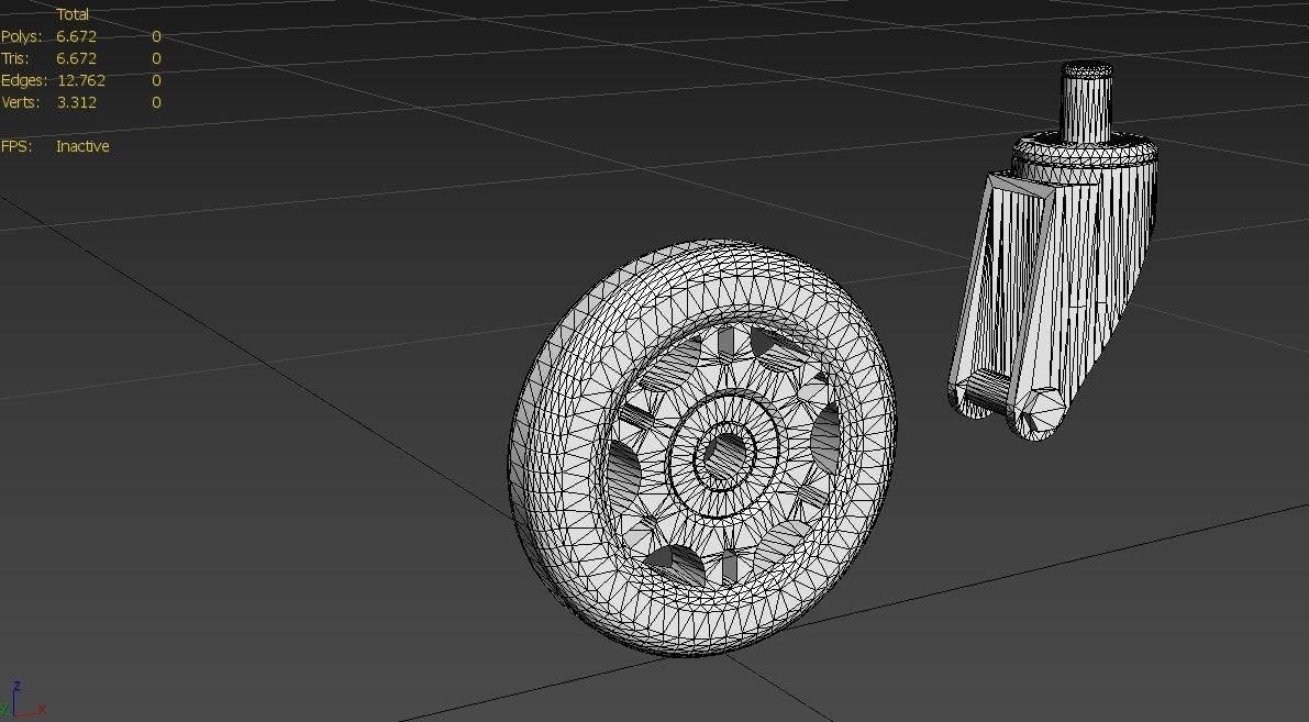 Caster Wheel  Collection 1 -  12 Models _97