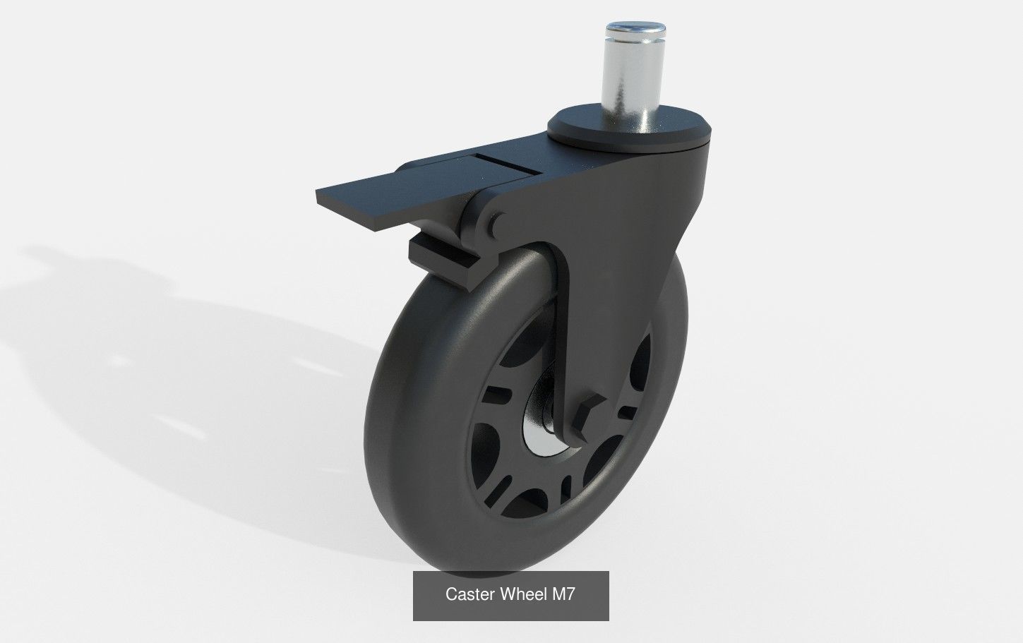 Caster Wheel  Collection 1 -  12 Models _3