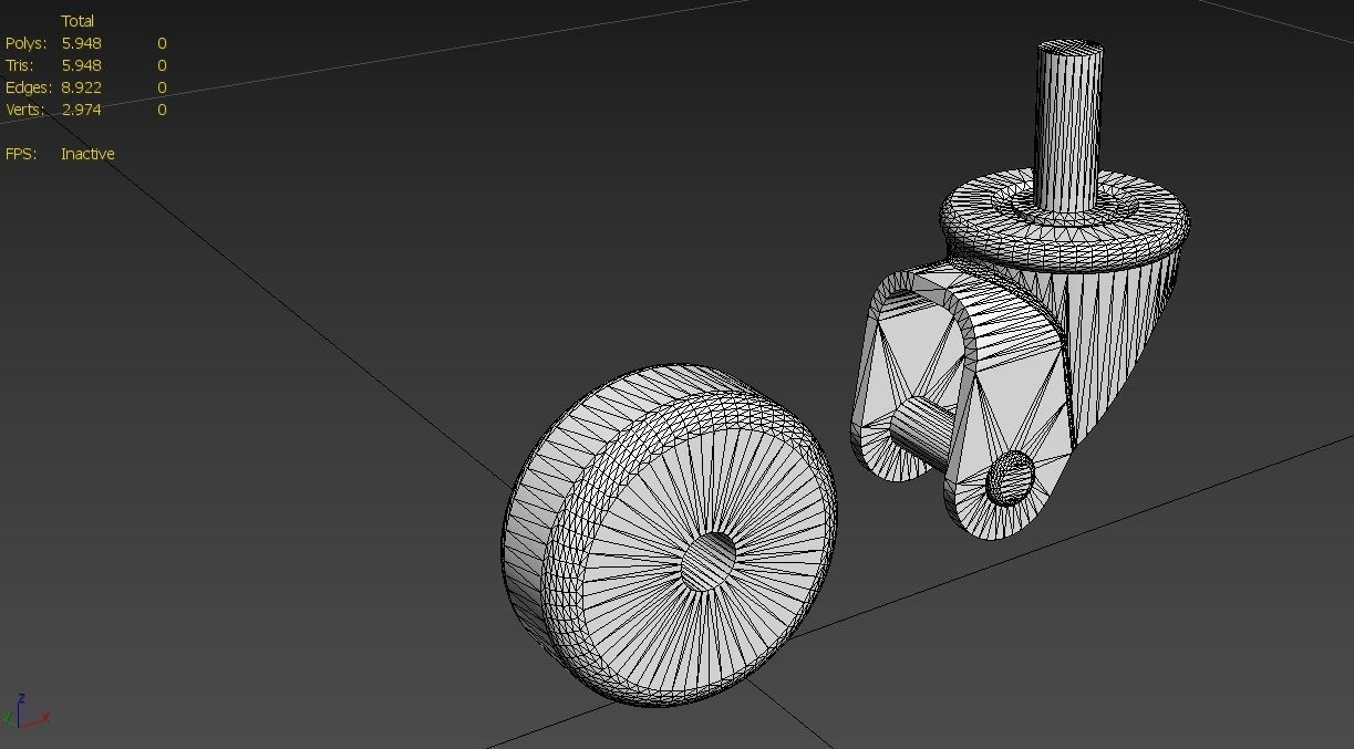 Caster Wheel  Collection 1 -  12 Models _113