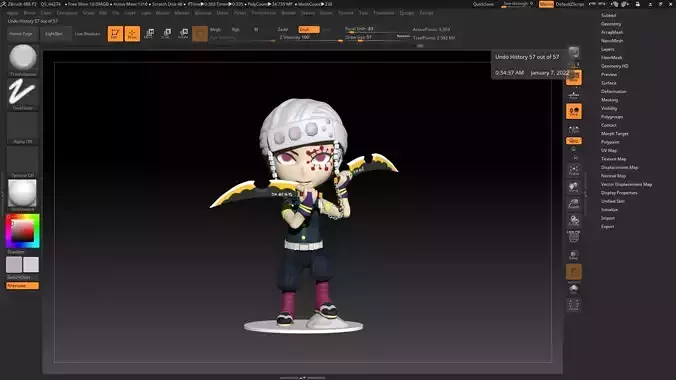 Kimetsu no yaiba  Uzui Tengen SD