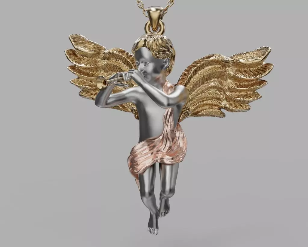 trumpet boy 3D print model