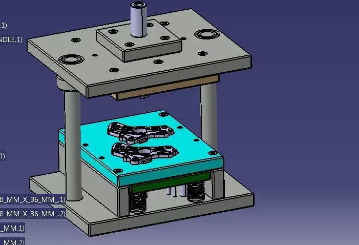 SHEARING FIXTURE MACHINE 3D model