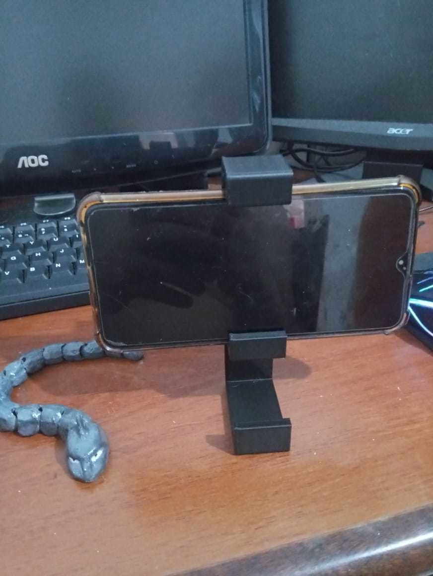 MultiStand Phone-Headsets 3D print model_4