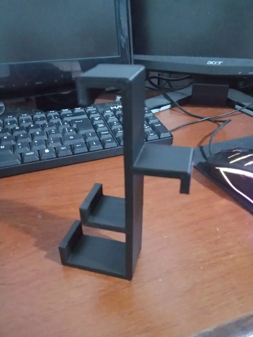 MultiStand Phone-Headsets 3D print model_0