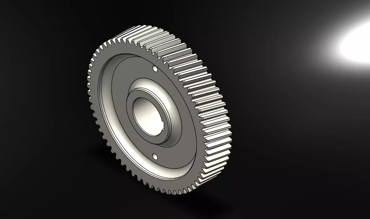 MODELAGEM SIMPLES DE UMA ENGRENAGEM 3D model