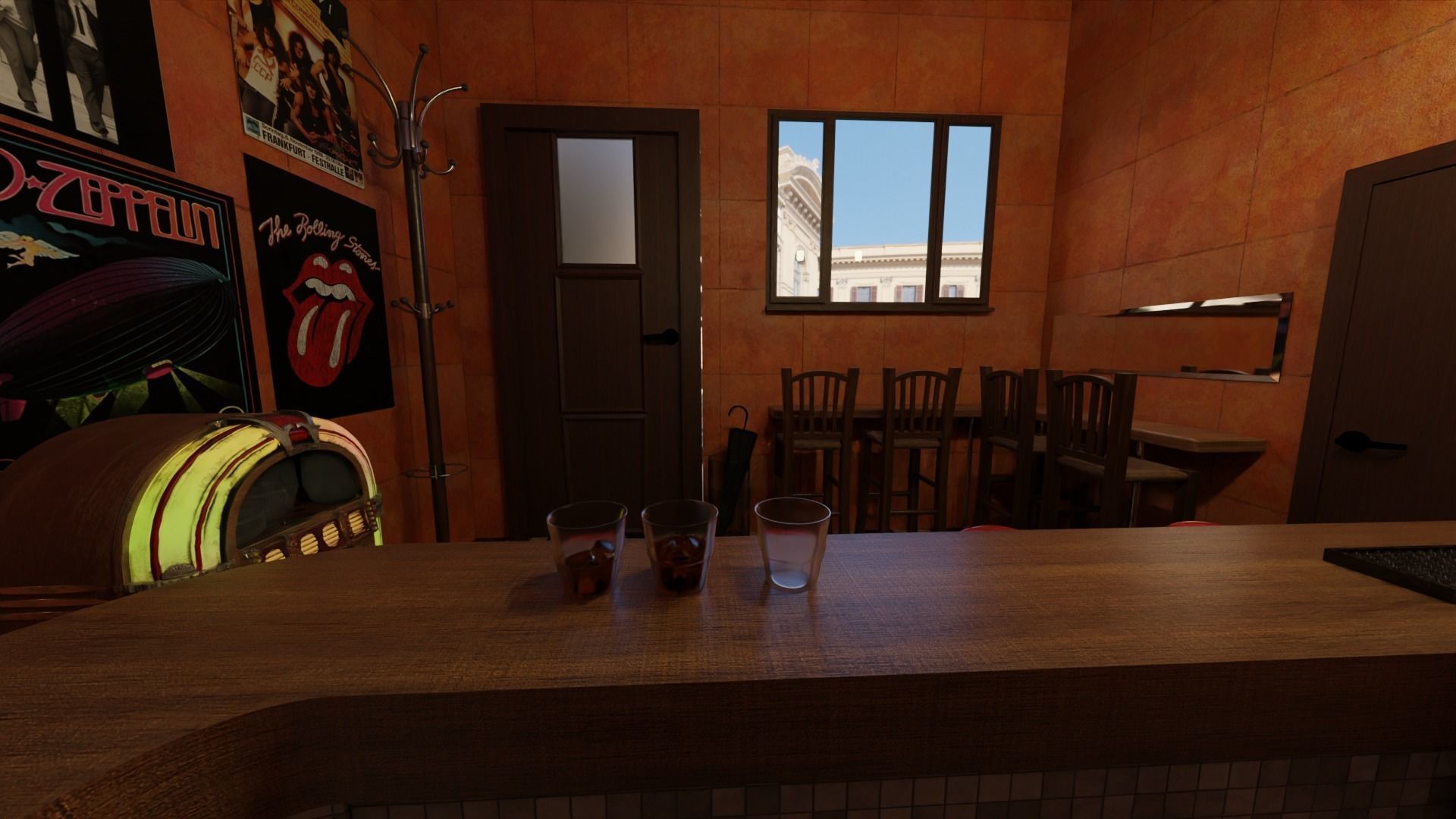The Bar retro 3D model_6