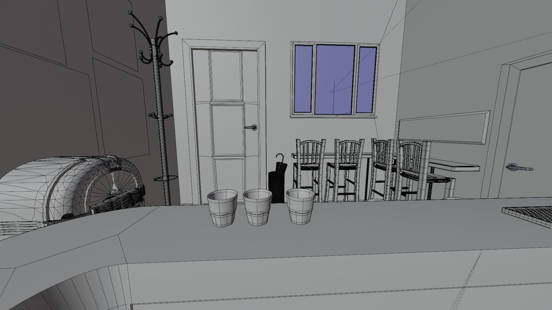 The Bar retro 3D model_12