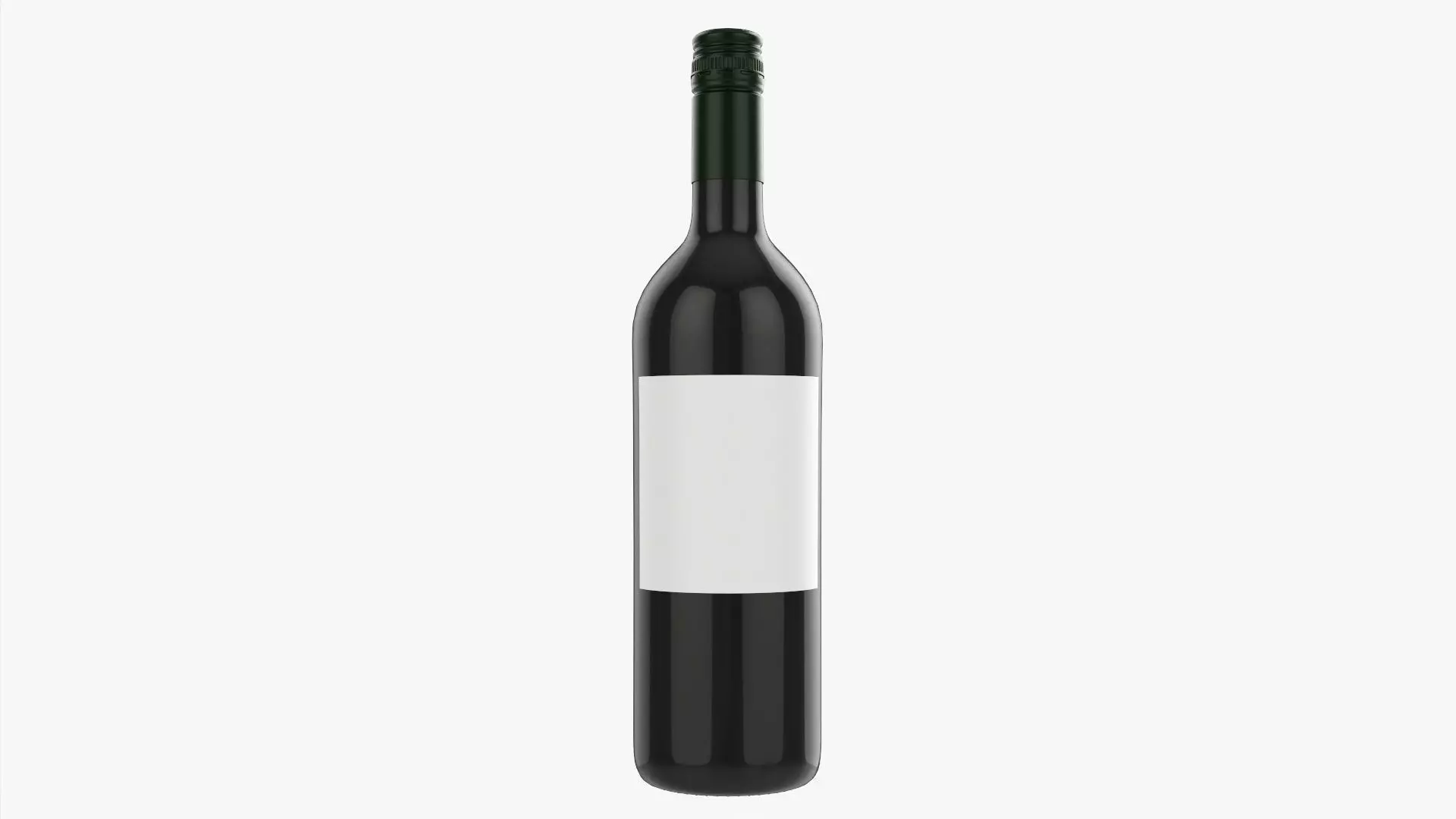 Wine bottle 1L mockup 19 3D model_0