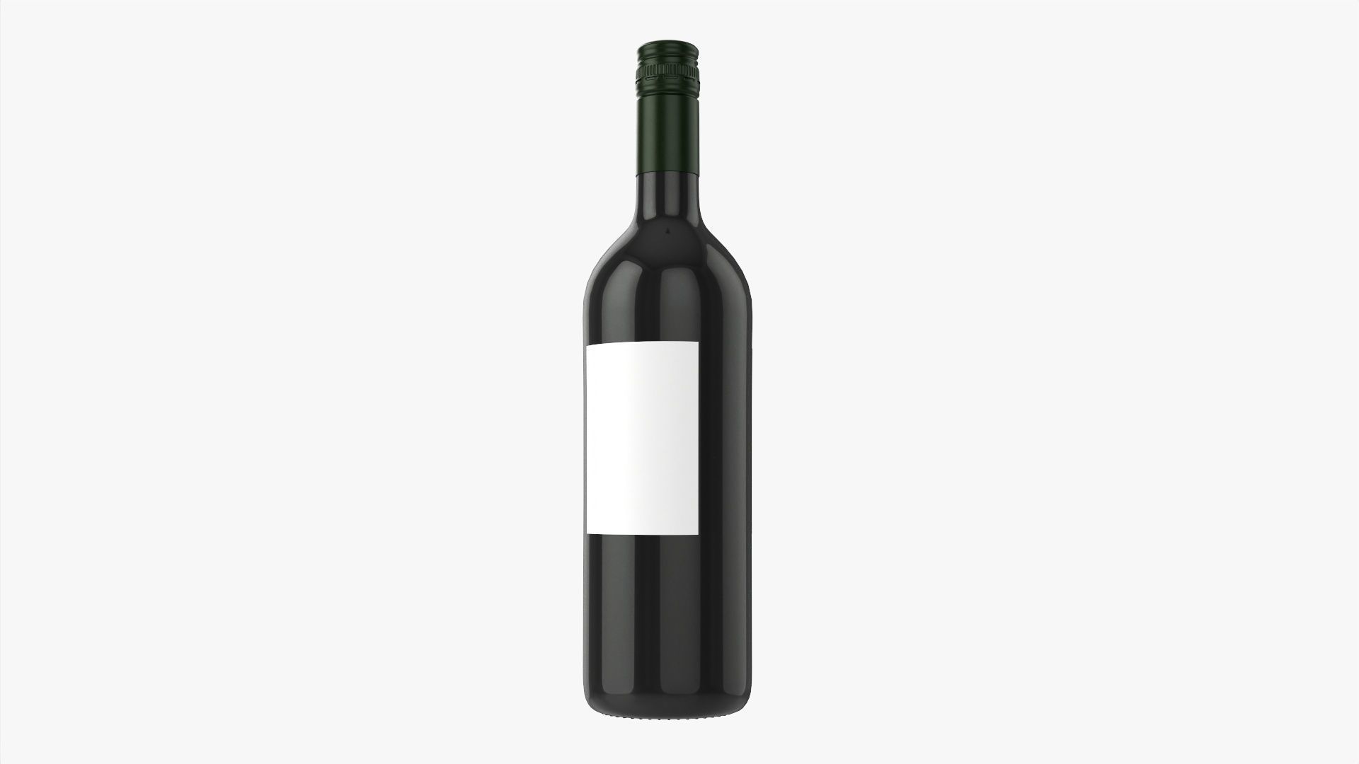 Wine bottle 1L mockup 19 3D model_2