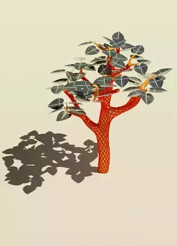 Solar Tree Free 3D model