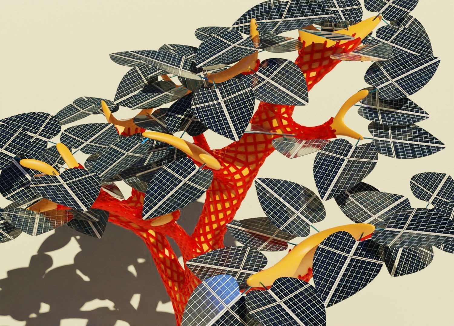 Solar Tree Free 3D model_4