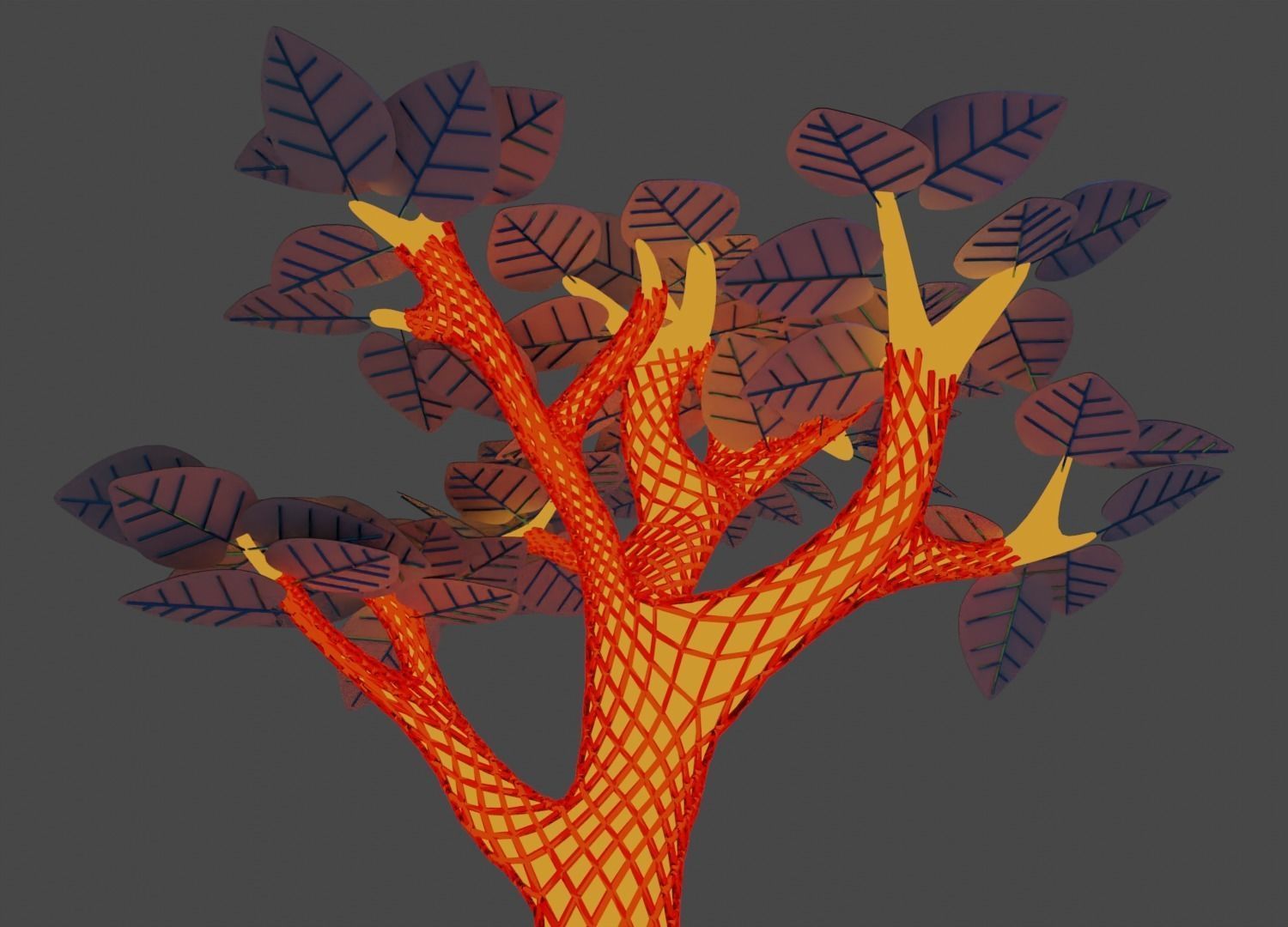 Solar Tree Free 3D model_6