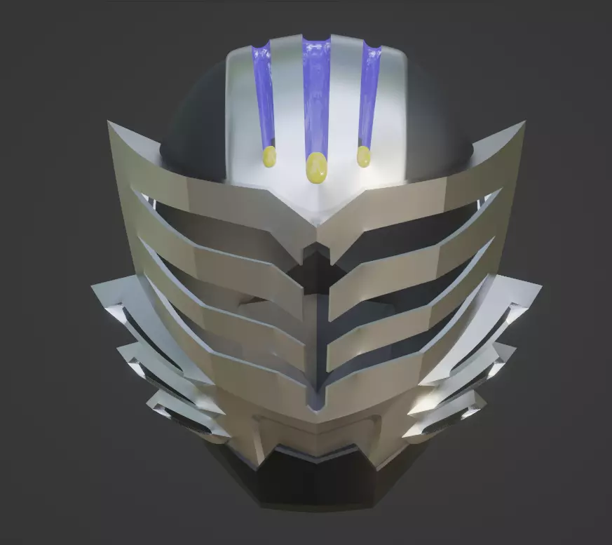 Kamen Rider Tiger Ryuki 3D printable helmet for cosplay 3D print model_0