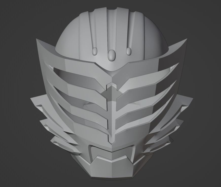 Kamen Rider Tiger Ryuki 3D printable helmet for cosplay 3D print model_8