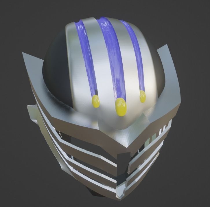 Kamen Rider Tiger Ryuki 3D printable helmet for cosplay 3D print model_7