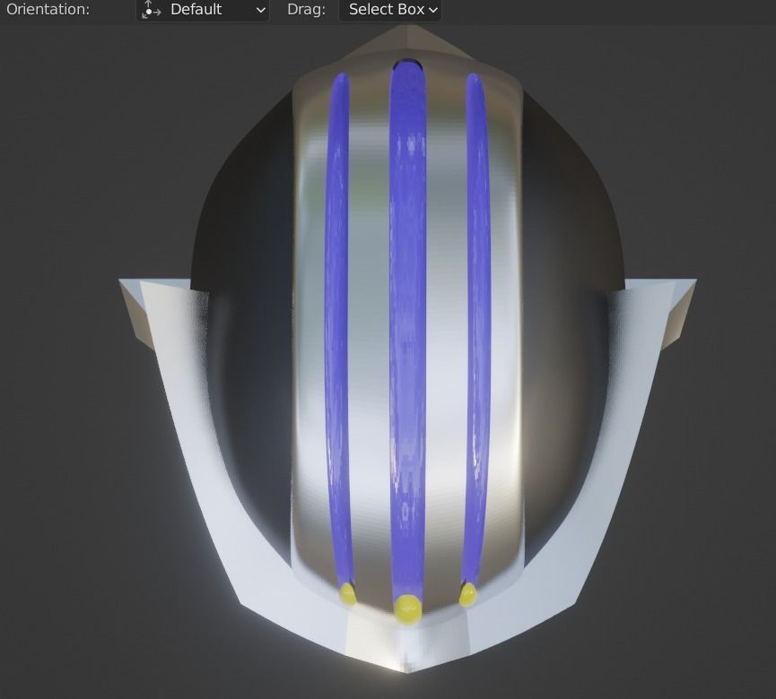 Kamen Rider Tiger Ryuki 3D printable helmet for cosplay 3D print model_5