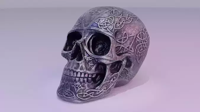 Celtic skull 02