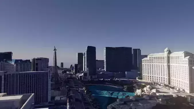 3D USA - Las Vegas City photogrammetry 1 