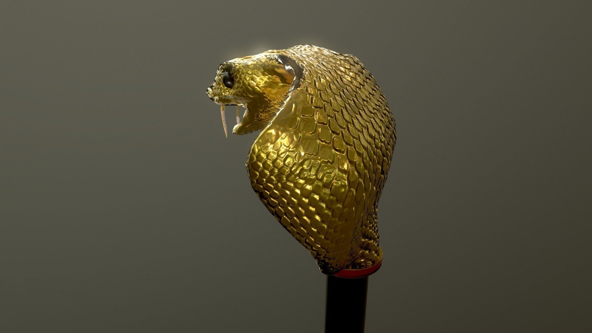 Egyptian soldier Low-poly 3D model_26