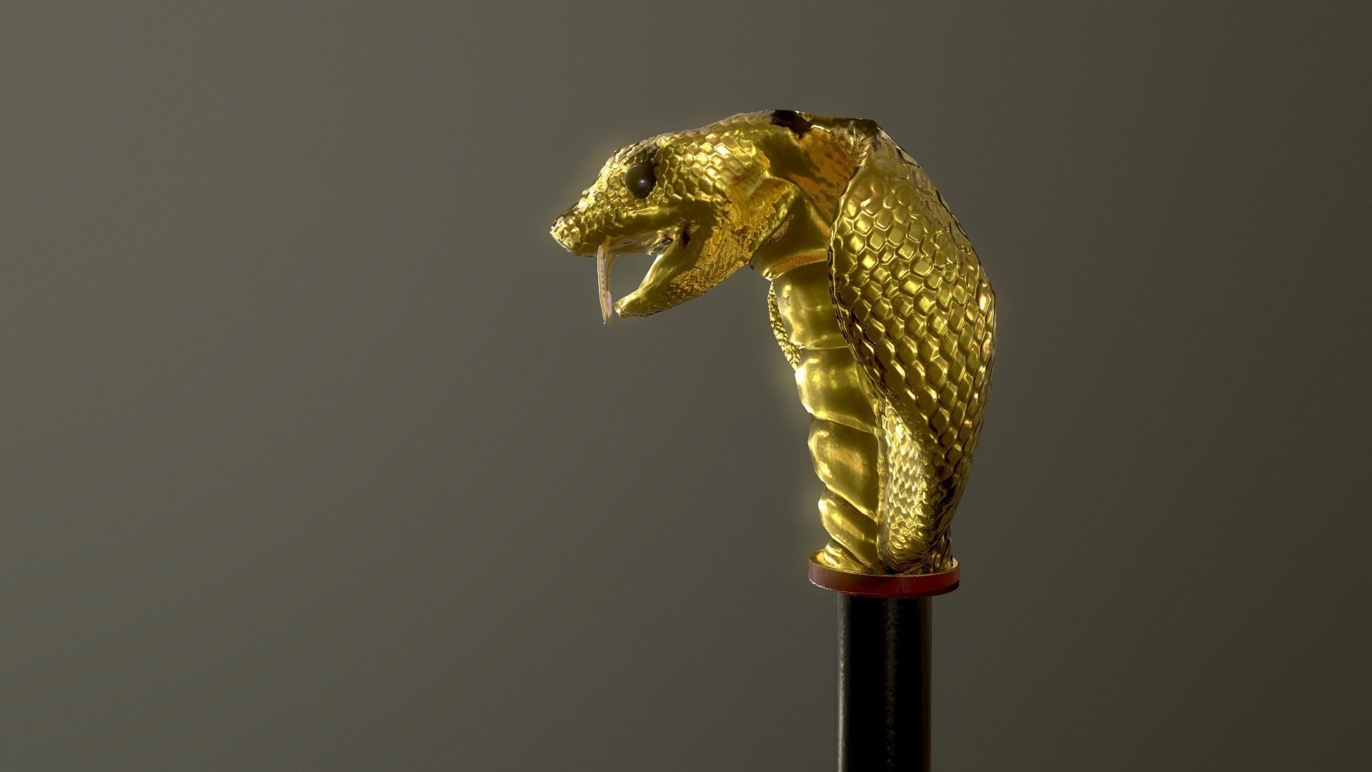 Egyptian soldier Low-poly 3D model_25