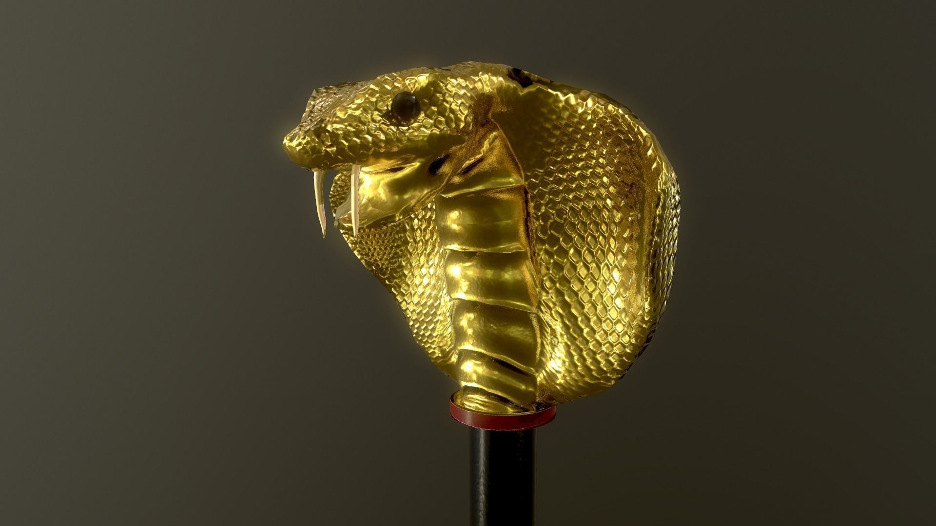 Egyptian soldier Low-poly 3D model_24