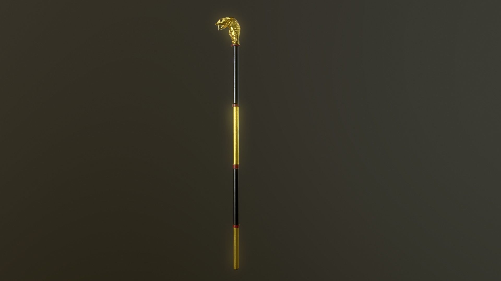 Egyptian soldier Low-poly 3D model_23