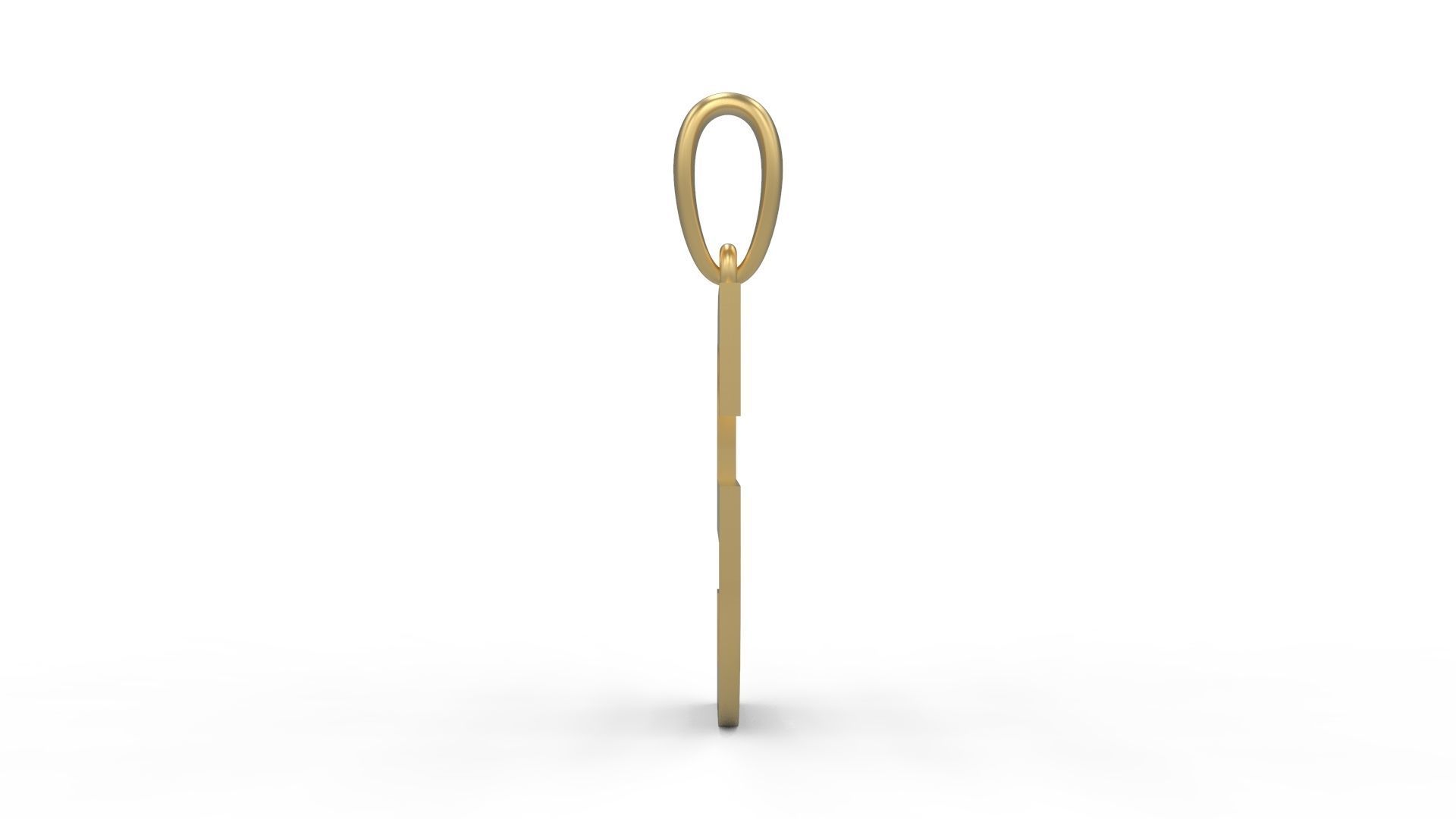 Initial Letters Pendant Bhofila S 3D print model_2