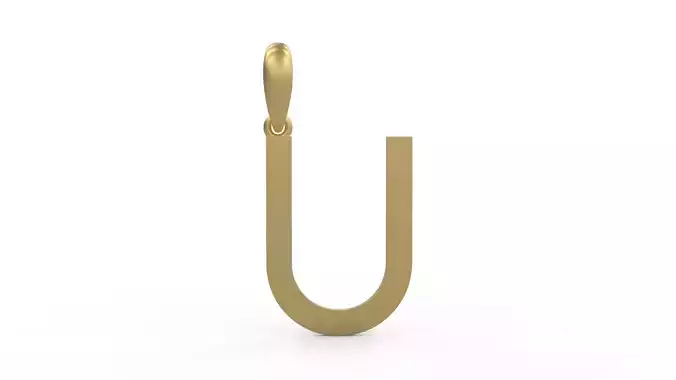 Initial Letters Pendant Bhofila U
