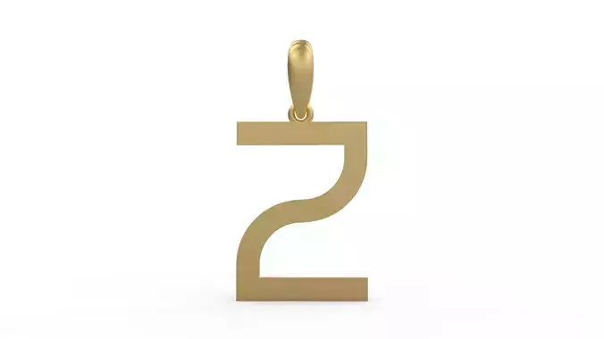 Initial Letters Pendant Bhofila Z