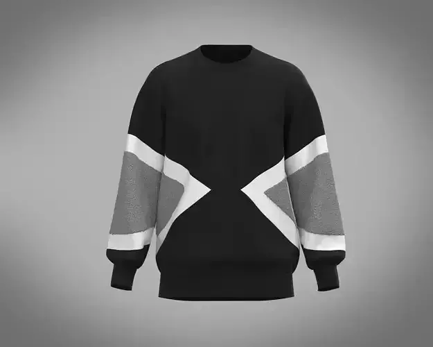 Mens Black and Gray SweatShirt