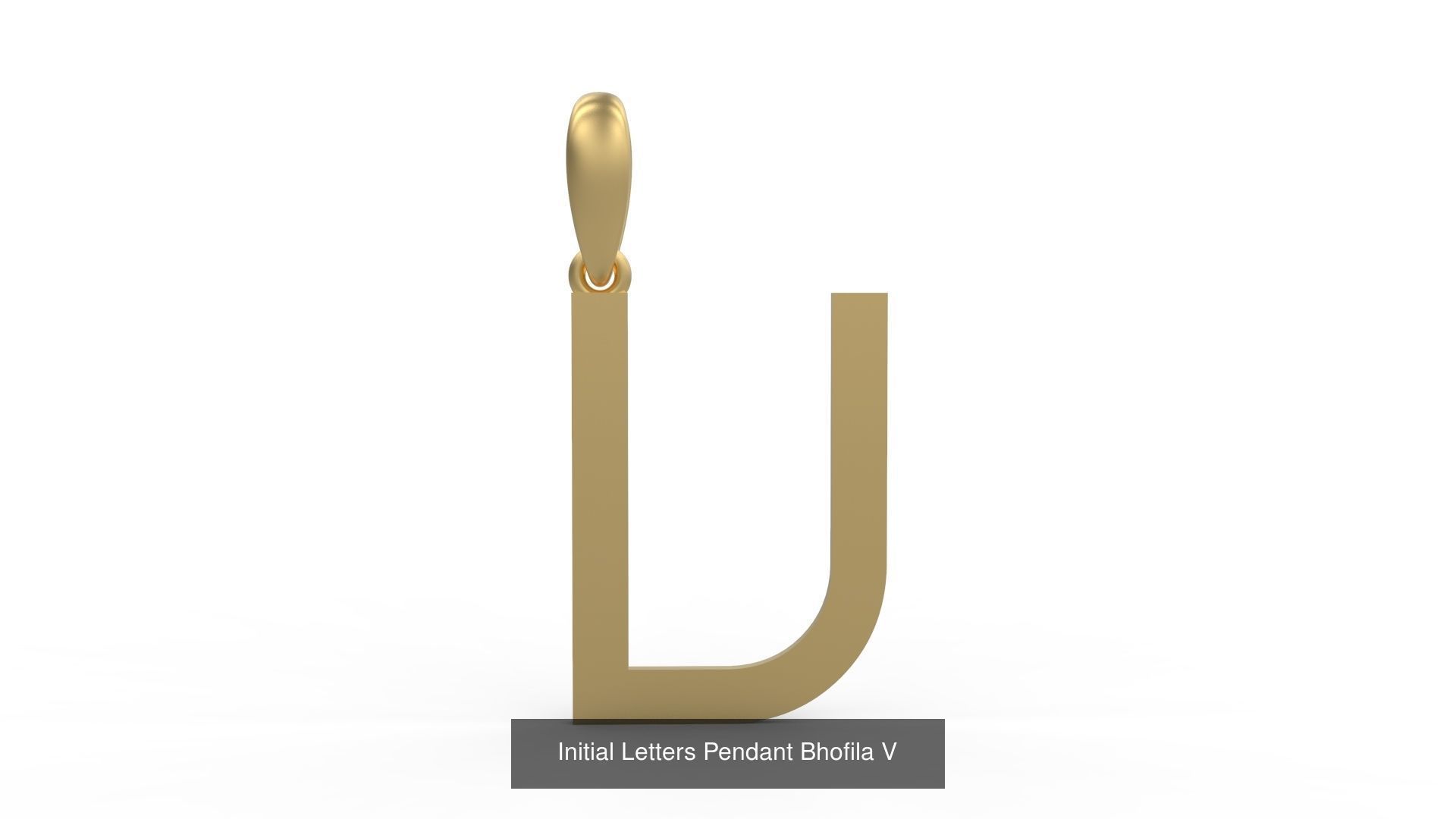 Initial Letters Pendant Alphabets Bhofila 3D Model Collection_24