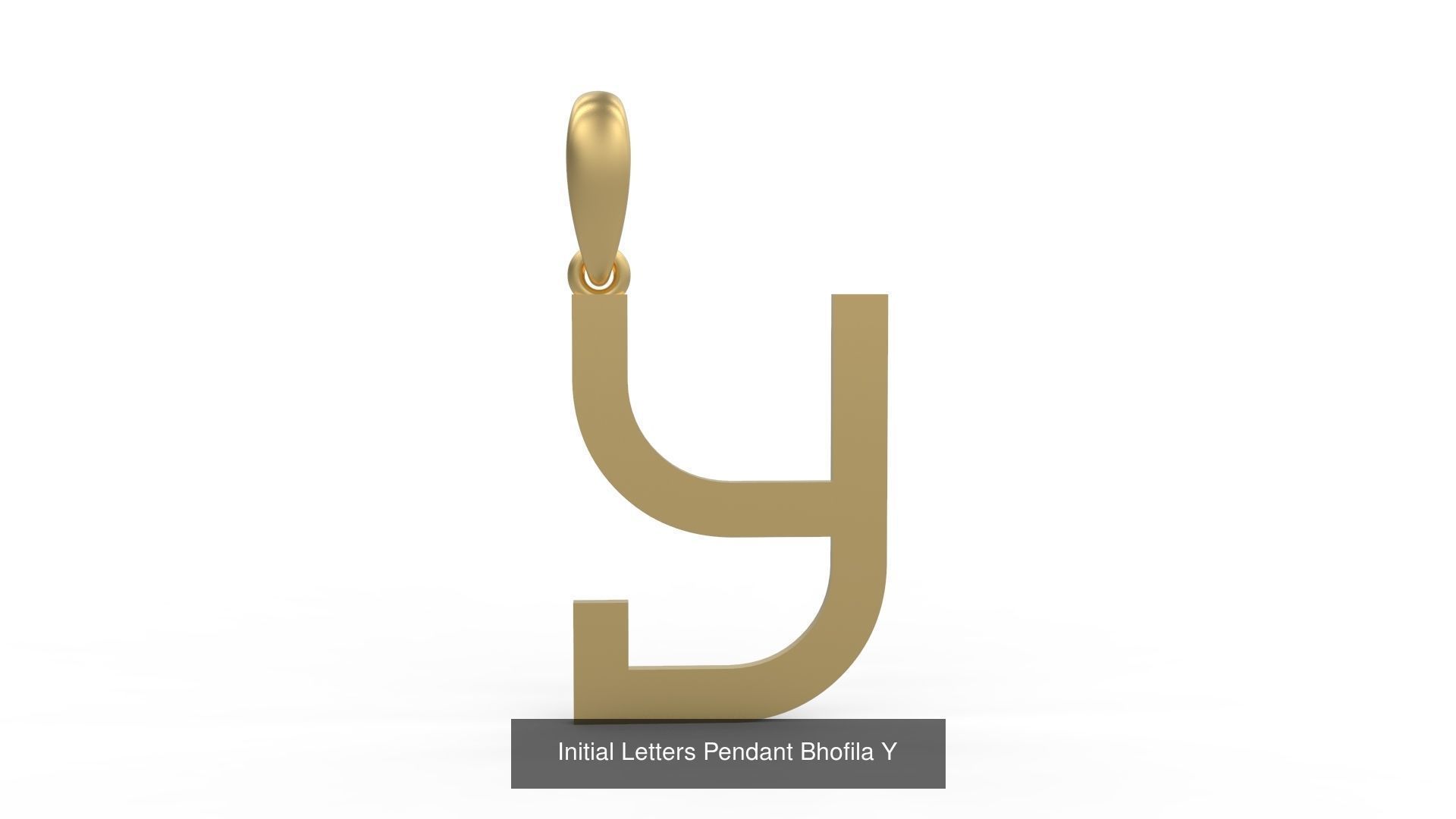 Initial Letters Pendant Alphabets Bhofila 3D Model Collection_27