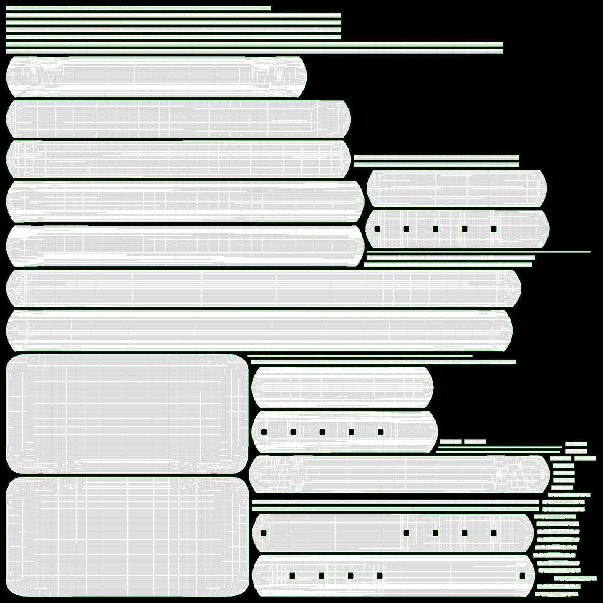 Marching Tom Set with Carrier 3D model_24