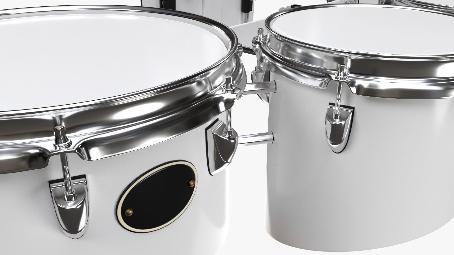 Marching Tom Set with Carrier 3D model_8