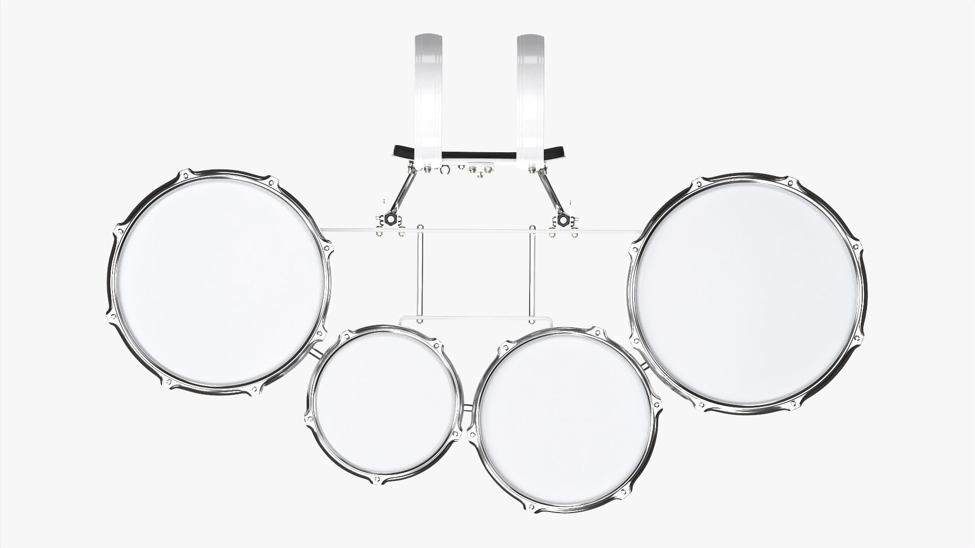 Marching Tom Set with Carrier 3D model_11