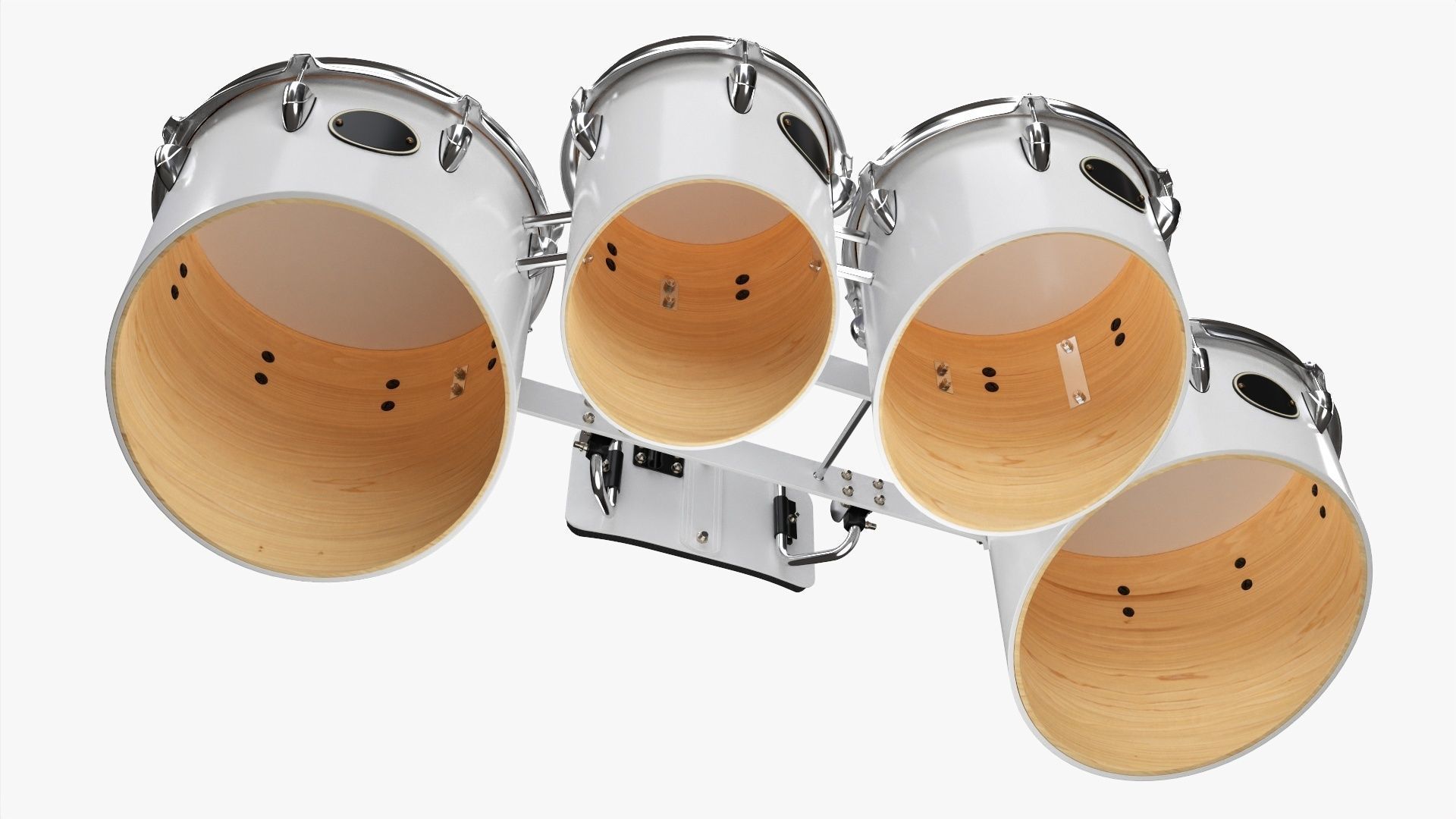 Marching Tom Set with Carrier 3D model_6