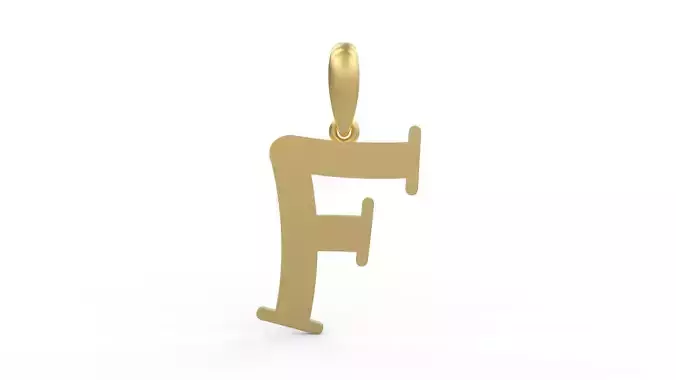 Initial Letters Pendant Bodihel F