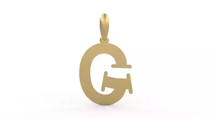 Initial Letters Pendant Bodihel G
