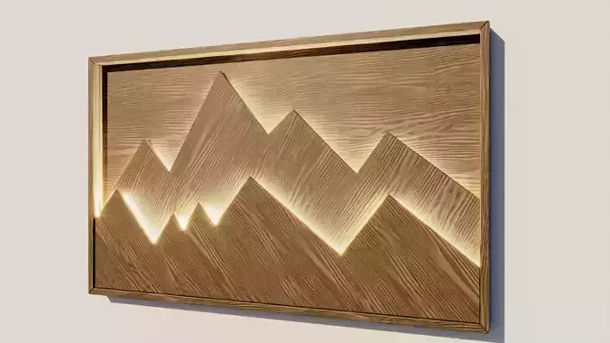 Wall wood decor