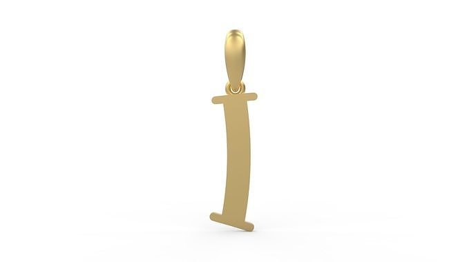 Initial Letters Pendant Bodihel I 3D print model