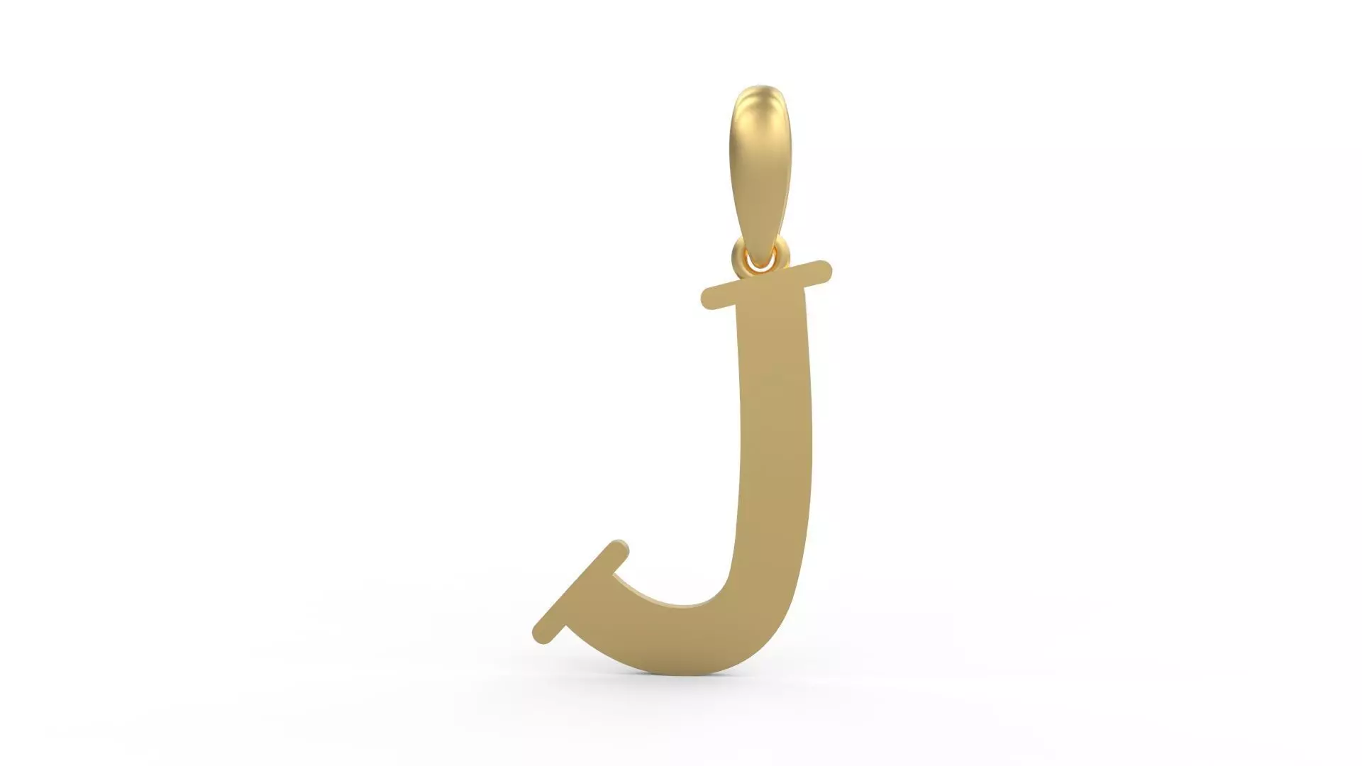 Initial Letters Pendant Bodihel J 3D print model_0