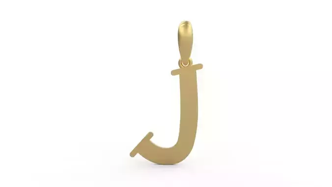 Initial Letters Pendant Bodihel J