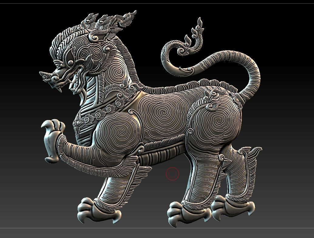 SINGHA lion 3D print model_1