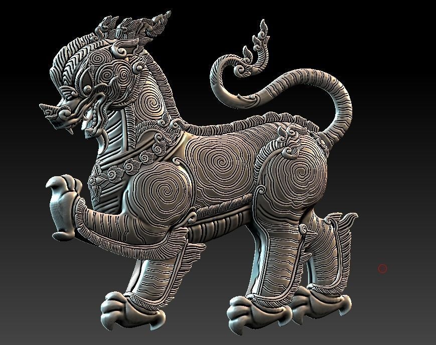 SINGHA lion 3D print model_4