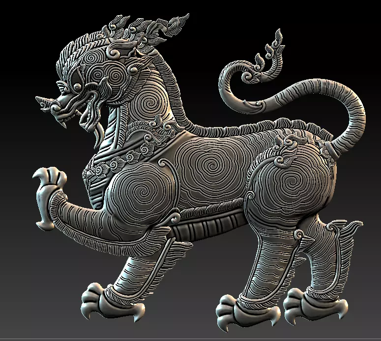 SINGHA lion 3D print model_0
