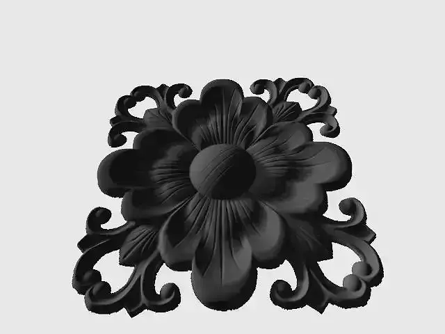 WOODEN CARVING FLOWER